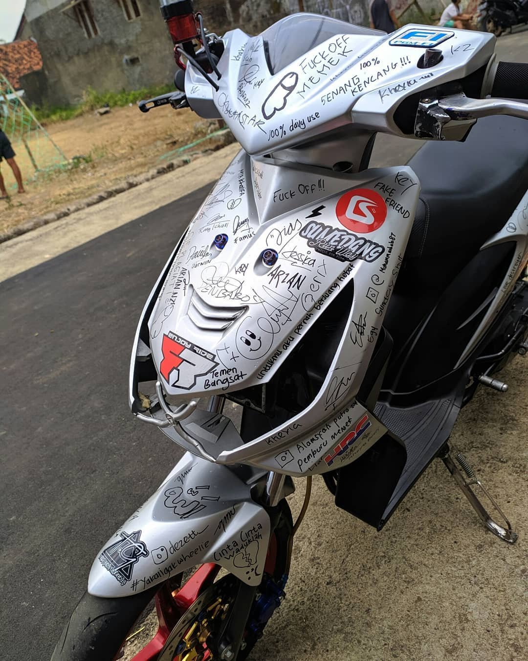 Honda BeAt Modifikasi Aliran Motor Sunmori Rider Ndeso94 Dot Com